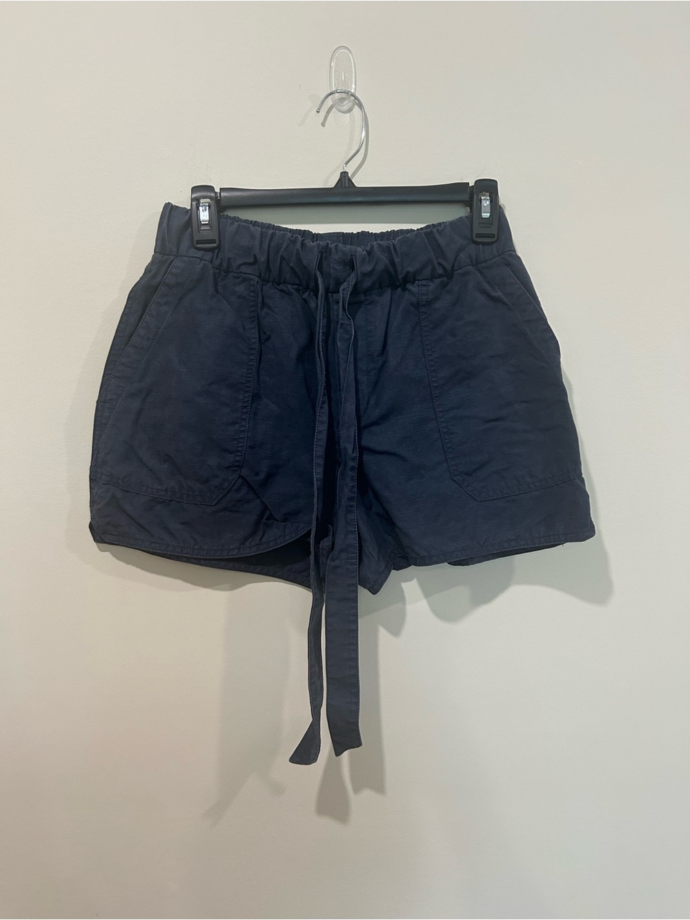 Women’s Navy Drawstring Shorts